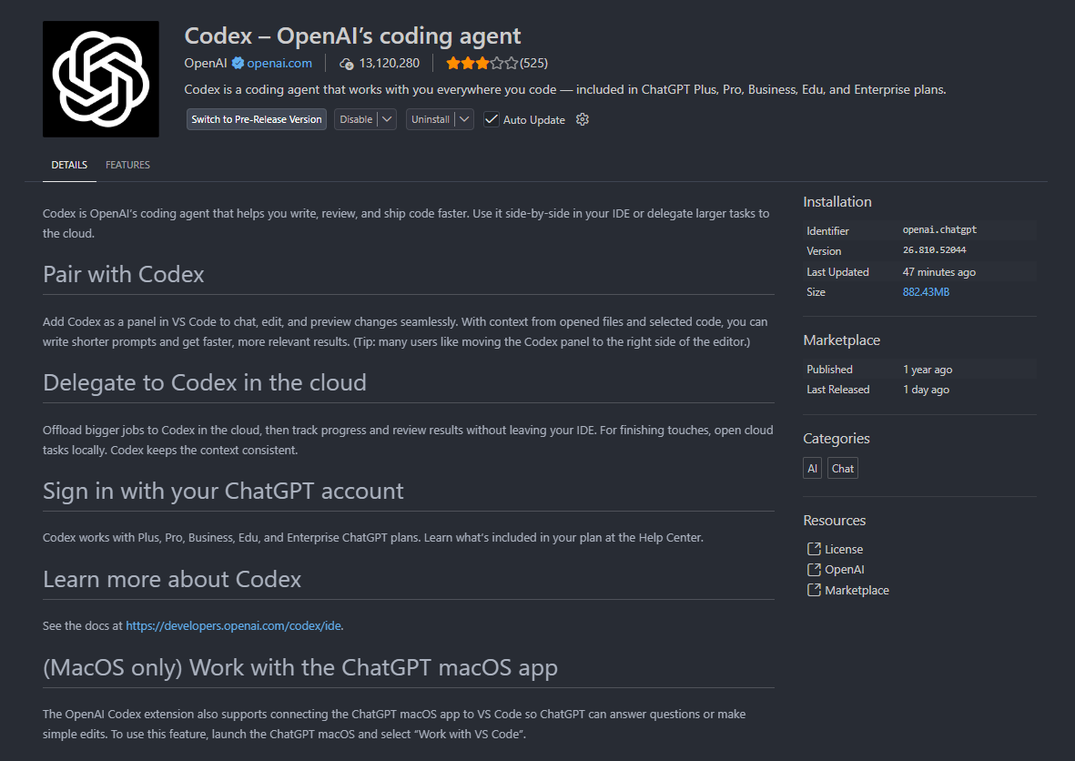 Khung chat AI trong VS Code