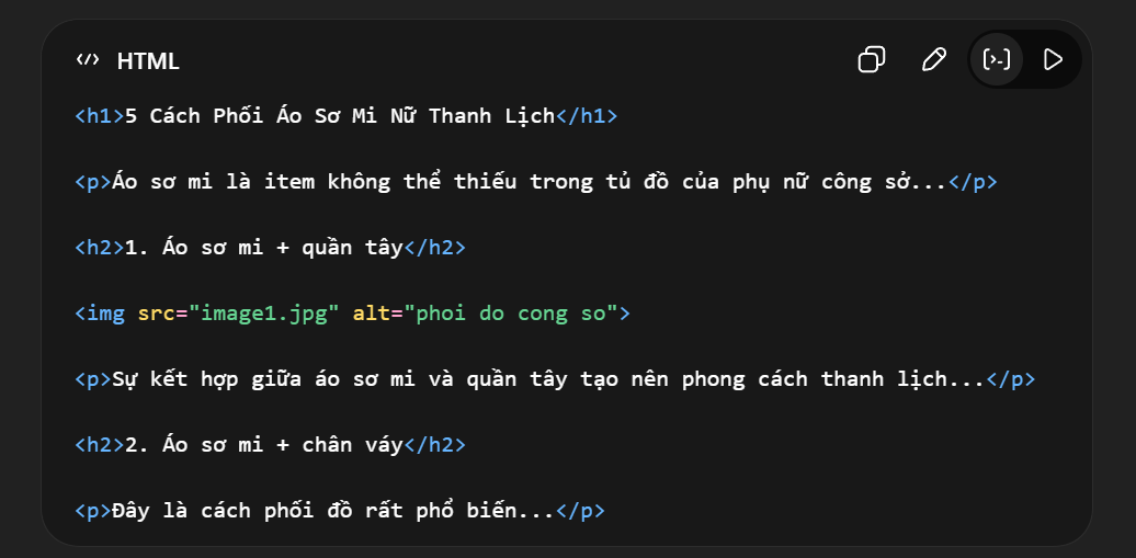 Sử dụng ChatGPT để tạo nội dung blog 2