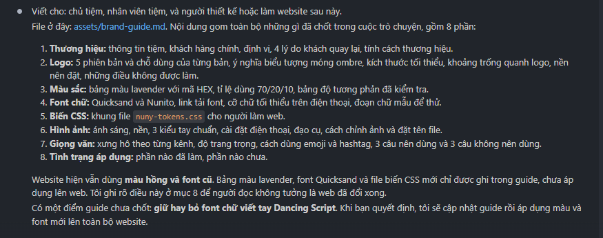 File brand-guide.md tổng hợp bộ nhận diện thương hiệu