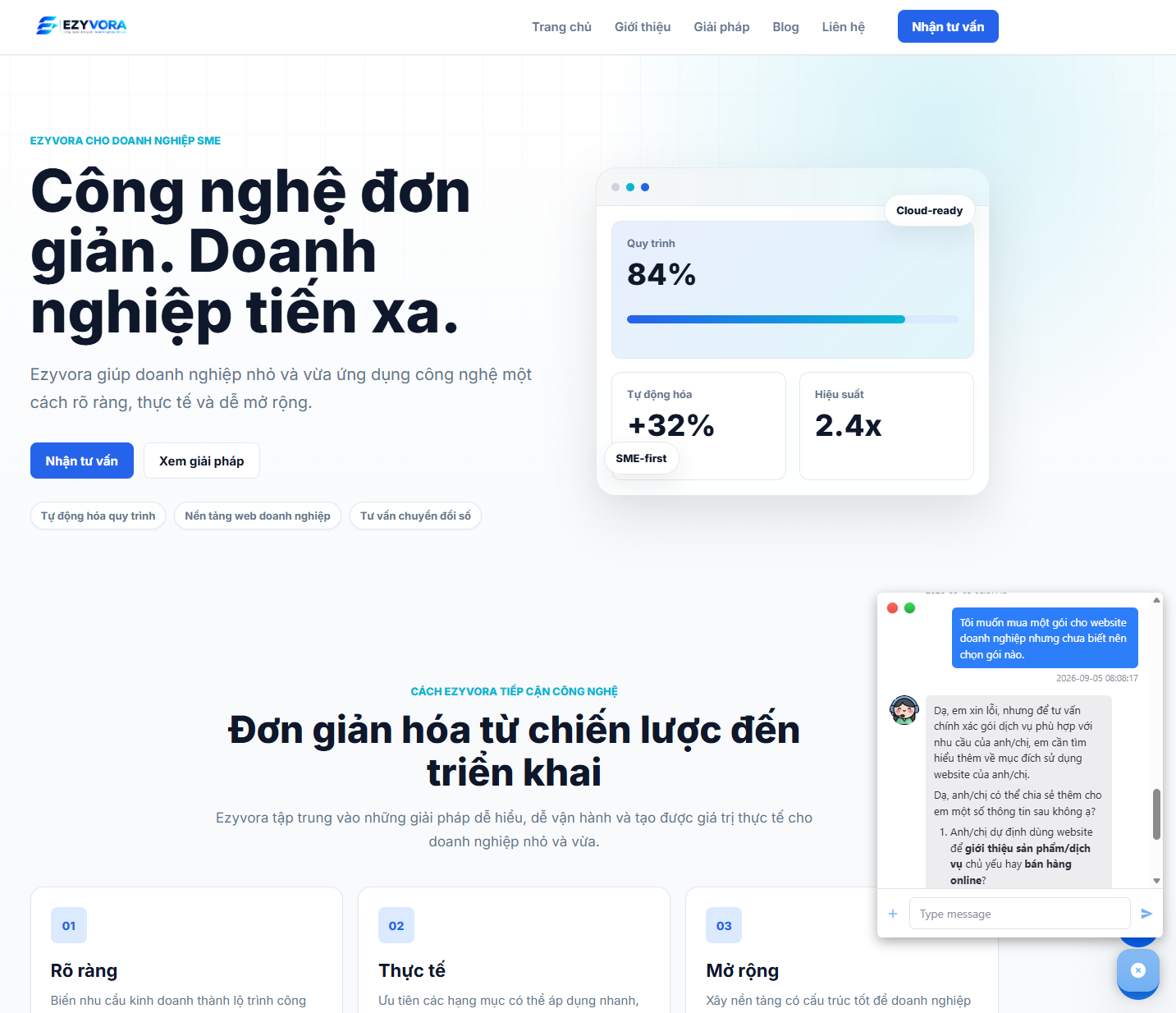 Chatbot hỏi thêm nhu cầu khi khách chưa biết nên chọn gói nào