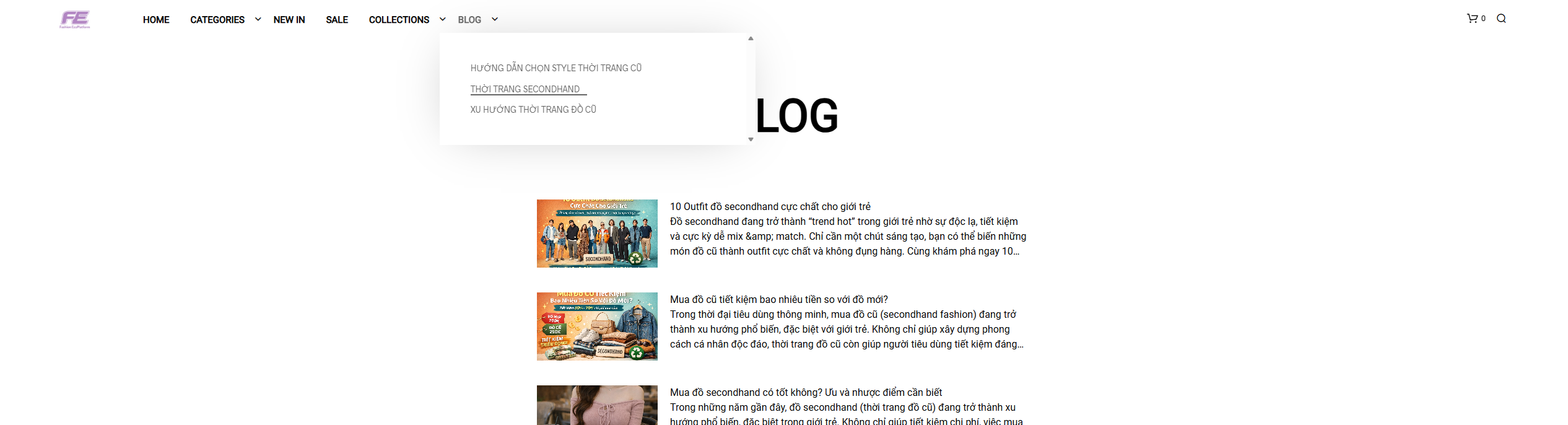 Chọn danh mục blog 1