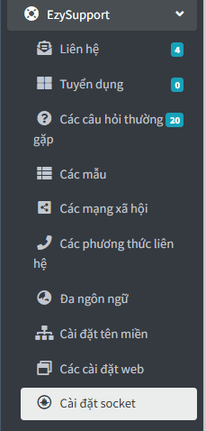 Reload chứng chỉ SSL tại Cài đặt socket