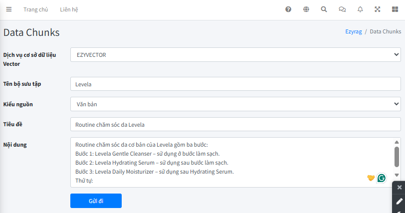 Tạo Data Chunk routine Levela, phần 2