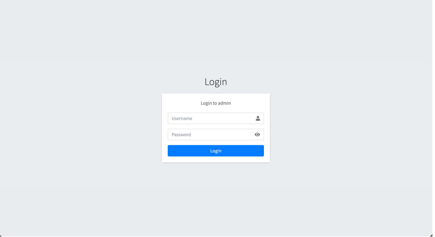 Giao diện quản trị 2