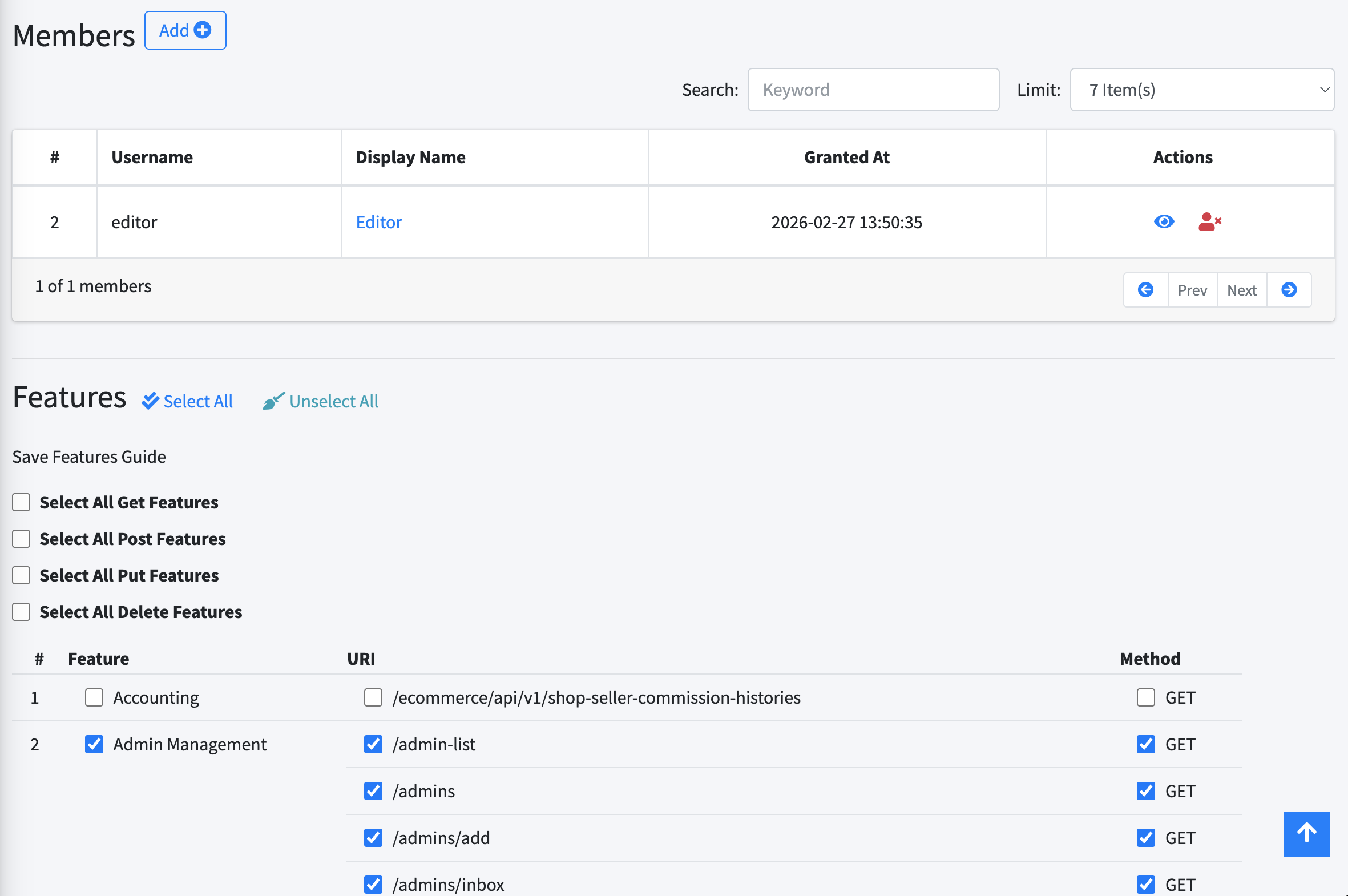 Demo admin EzyPlatform